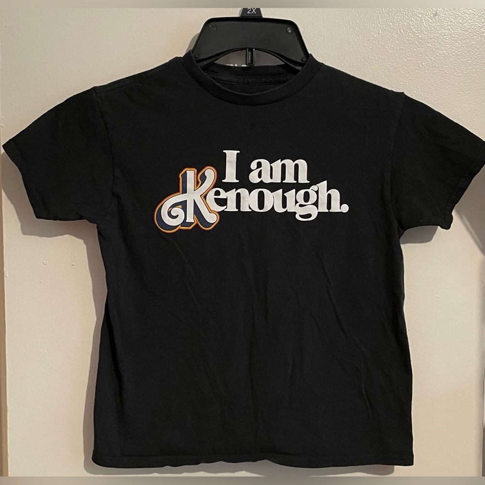Barbie kids XS T-Shirt I Am Kenough Movie Ken Retro Tshirt clothing Mattel